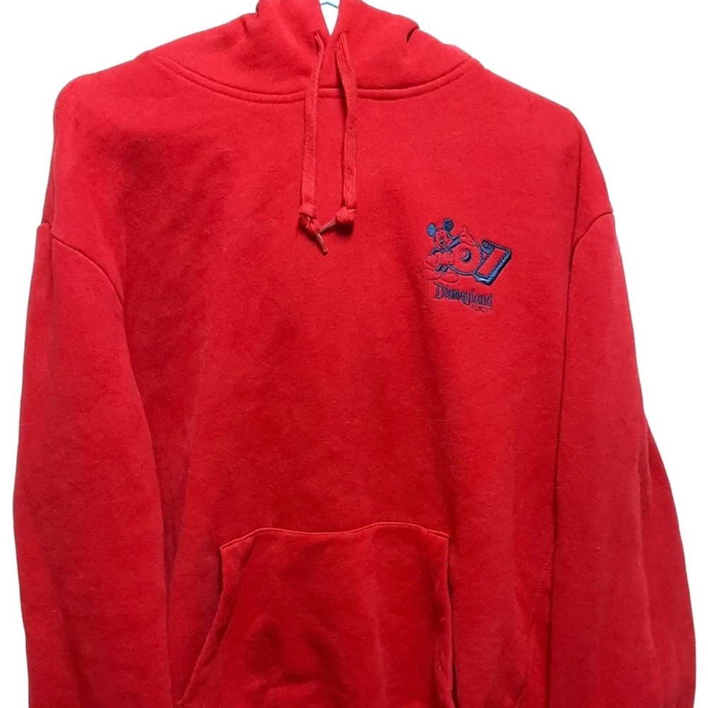 Disneyland resort 2007 red hoodie size Large